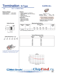 Datasheet K5N-BW3+ manufacturer Mini-Circuits